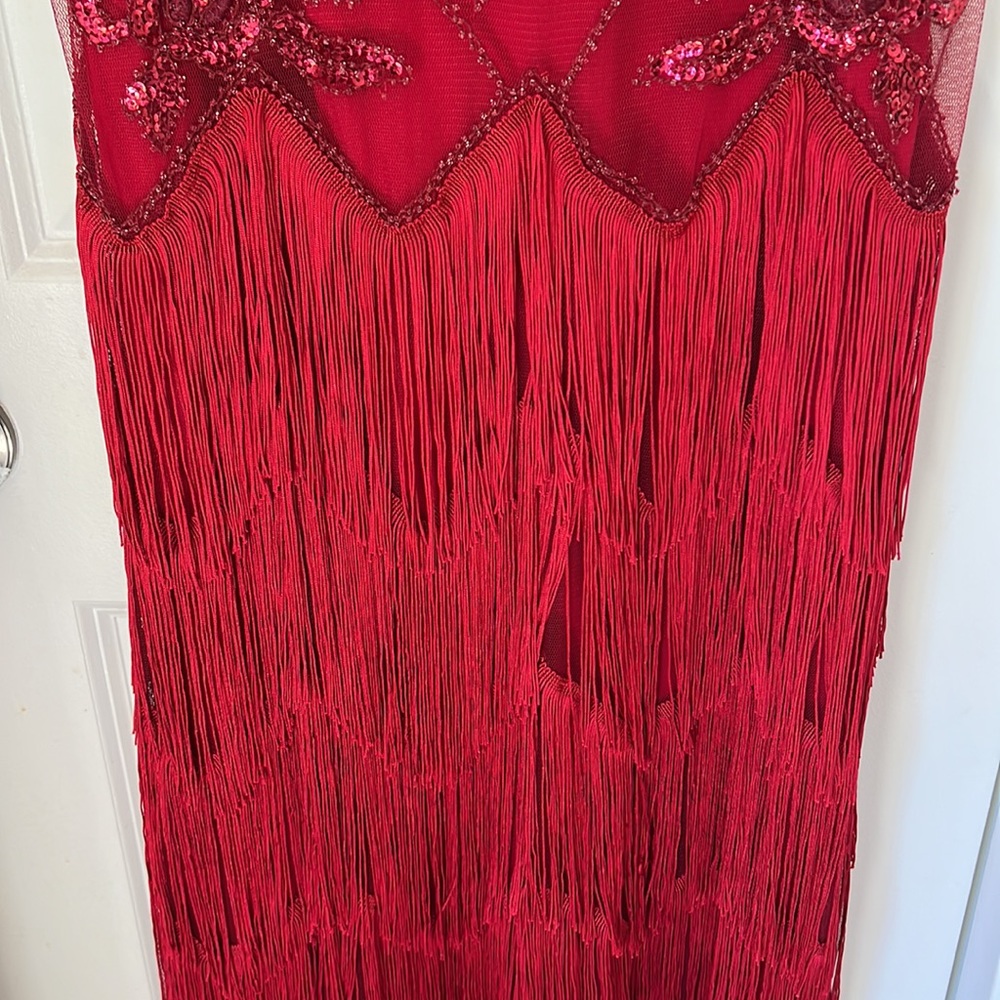 NWT Babeyond red flapper gown